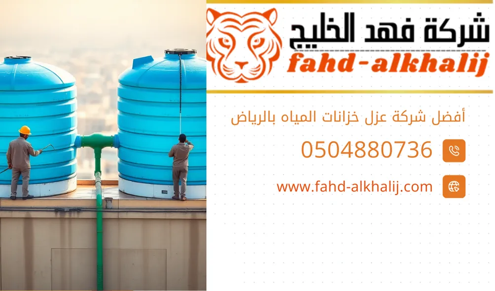 شركة عزل خزانات المياه بالرياض